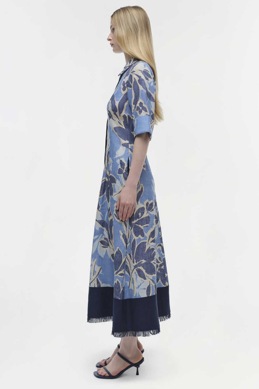 SIMKHAI Claudine Shirt Midi Dress