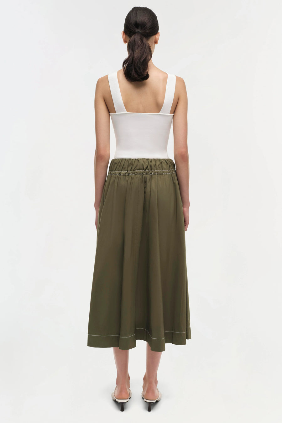 SIMKHAI Tona Midi Skirt