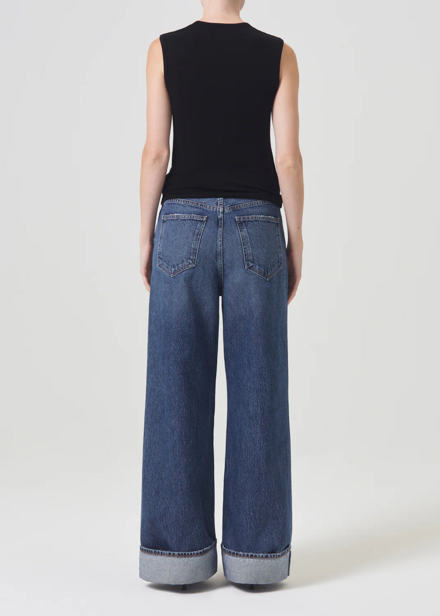 AGOLDE Dame High Rise Wide Leg Jean