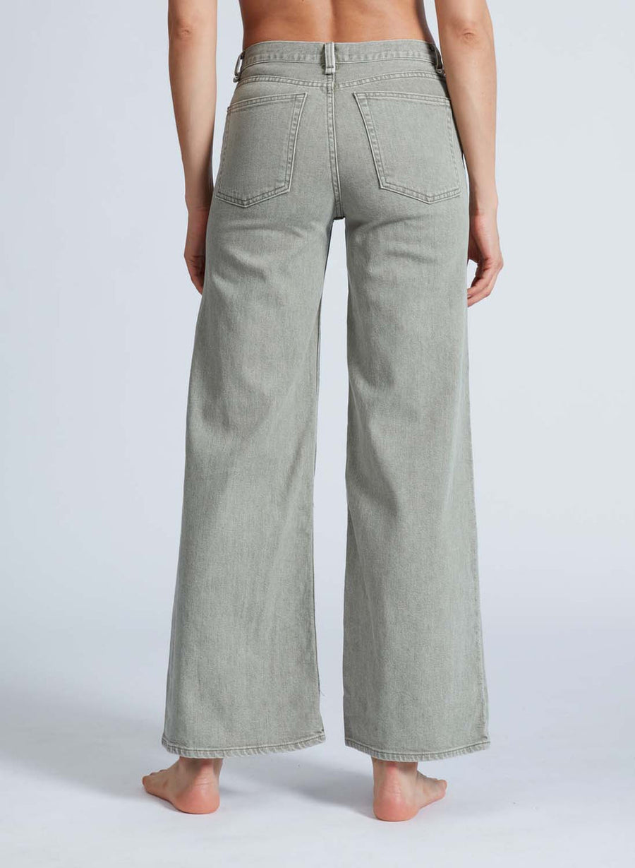 ASKK NY Brighton Slim Wide Leg Pant