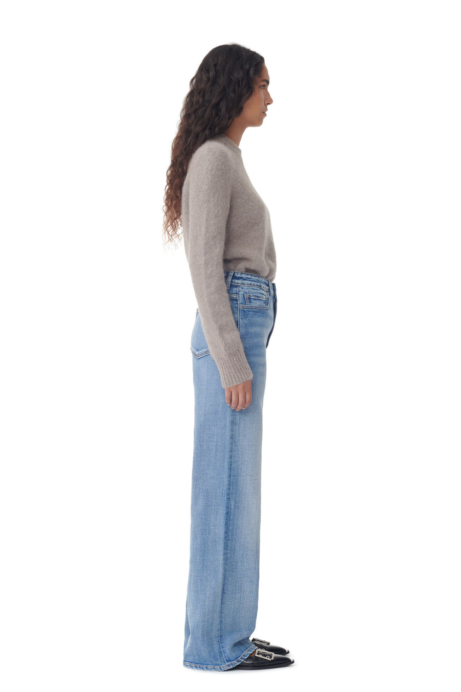 Ganni Mid Blue Vintage Andi Jeans