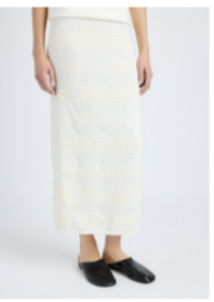 Proenza Schouler White Label Elsa Skirt in Plaid Knits