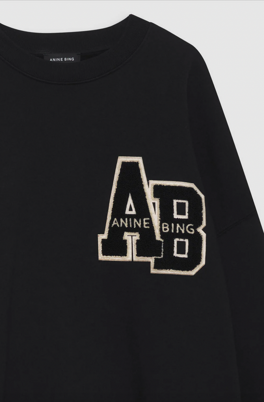 Anine Bing Miles Letterman Sweatshirt