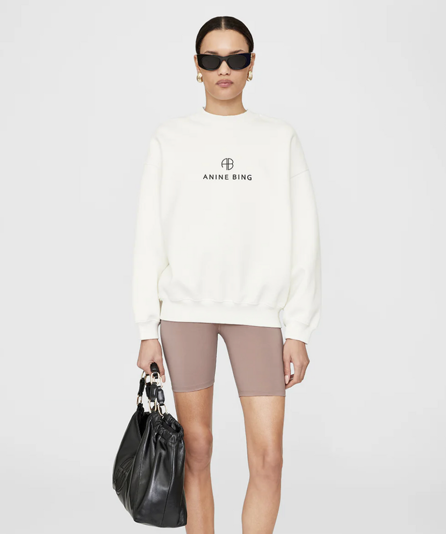 Anine Bing Jaci Monogram Sweatshirt