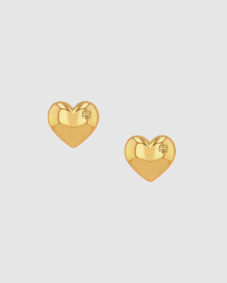 Anine Bing Heart Earrings