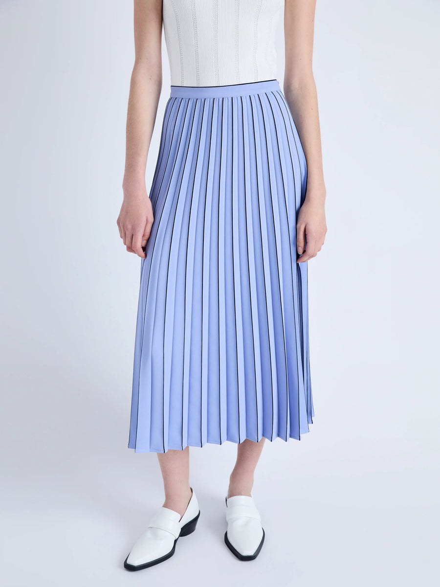 Proenza Schouler White Label Pleated Miles Skirt in Crepe
