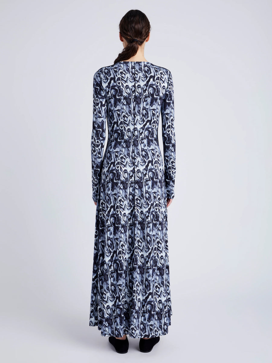 Proenza Schouler White Label Atlas Dress in Printed Jersey