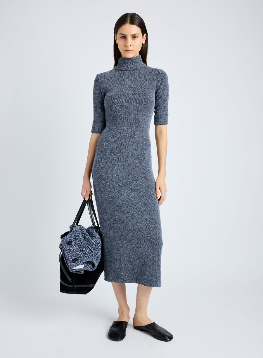 Proenza Schouler White Label Cerine Dress in Boucle Rib